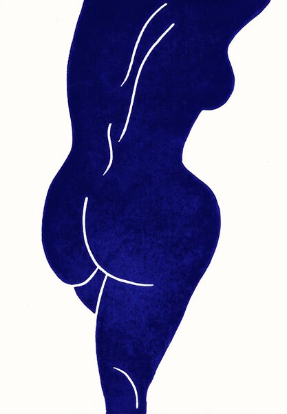 Paper Collective designové moderní obrazy Linocut I (50 x 70 cm)