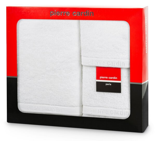 FROTÉ RUČNÍK PIERRE CARDIN EVI SADA 30X50 CM, 50X90 CM, 70X140 CM BÍLÁ