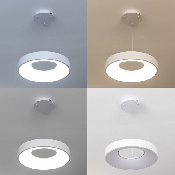 Brilagi - LED Stmív. lustr na lanku FALCON II LED/67W/230V pr. 40 cm bílá + DO