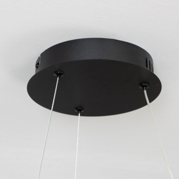 Brilagi - LED Stmív. lustr na lanku FALCON II LED/67W/230V pr. 40 cm černá + DO