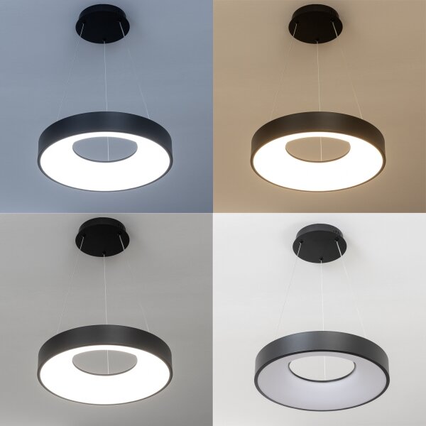 Brilagi - LED Stmív. lustr na lanku FALCON II LED/67W/230V pr. 40 cm černá + DO