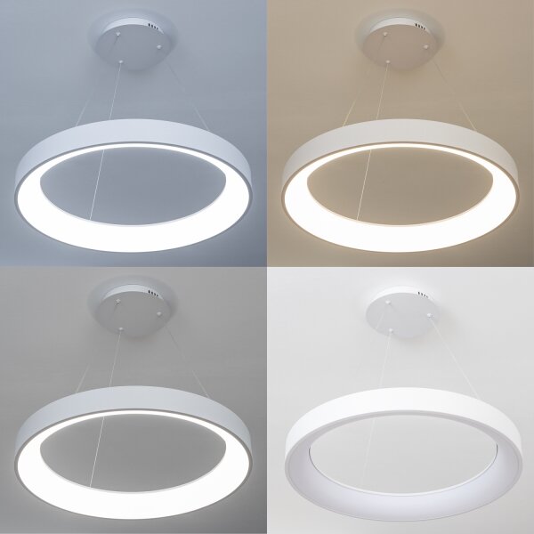 Brilagi - LED Stmív. lustr na lanku FALCON II LED/99W/230V pr. 60 cm bílá + DO