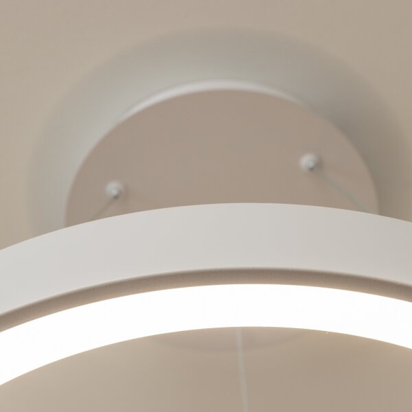 Brilagi - LED Stmív. lustr na lanku FALCON II LED/99W/230V pr. 60 cm bílá + DO