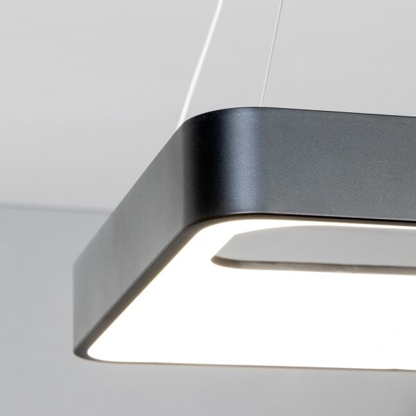 Brilagi - LED Stmív. lustr na lanku FALCON II LED/80W/230V 40x40 cm černá + DO