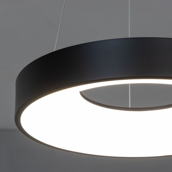 Brilagi - LED Stmív. lustr na lanku FALCON II LED/67W/230V pr. 40 cm černá + DO