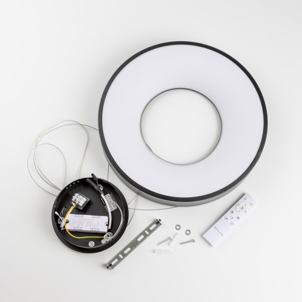 Brilagi - LED Stmív. lustr na lanku FALCON II LED/67W/230V pr. 40 cm černá + DO