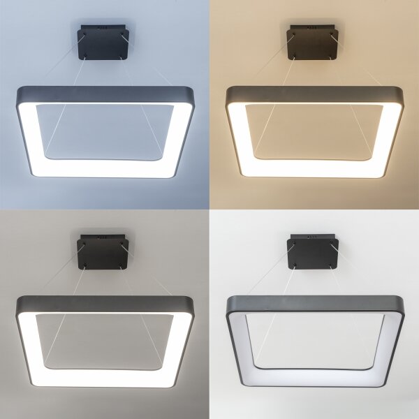 Brilagi - LED Stmív. lustr na lanku FALCON II LED/125W/230V 60x60 cm černá +DO