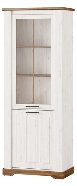 Szynaka Vitrína Country 10 79 cm dub Stirling/borovice Andersen