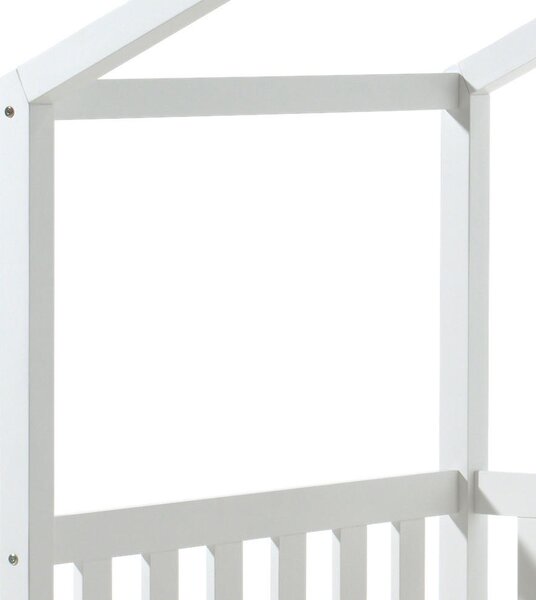 DĚTSKÁ POSTEL SE STŘÍŠKOU, 90/200 cm bílá MID.YOU - Dětské postele, Online Only