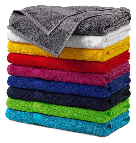 MALFINI Ručník Terry Towel - Mandarinkově oranžová | 50 x 100 cm