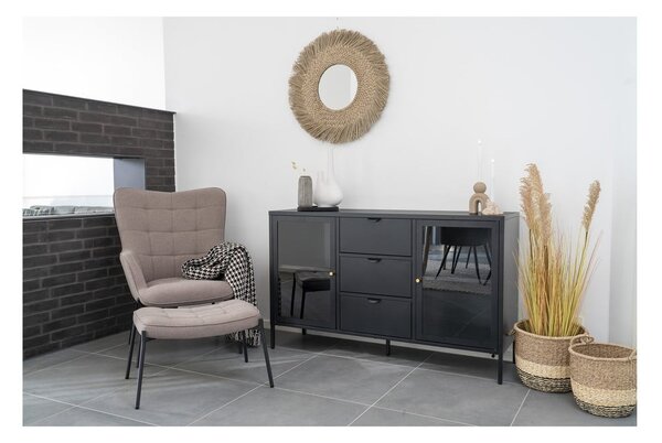 Světle šedé křeslo ušák Glasgow – House Nordic