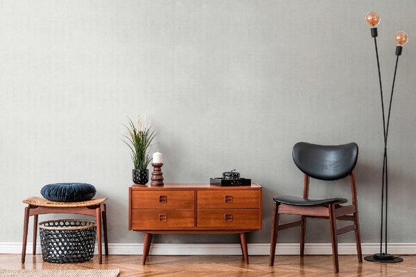 A.S. Création | Vliesová tapeta na zeď Maison Charme 39068-2 | 0,53 x 10,05 m | bílá, šedá