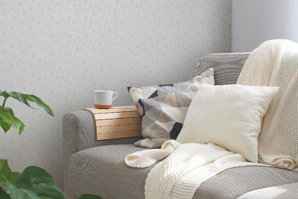 A.S. Création | Vliesová tapeta na zeď Maison Charme 39067-4 | 0,53 x 10,05 m | modrá, bílá, šedá