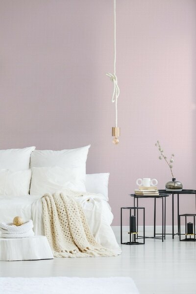 A.S. Création | Vliesová tapeta na zeď Maison Charme 39070-3 | 0,53 x 10,05 m | bílá, růžová