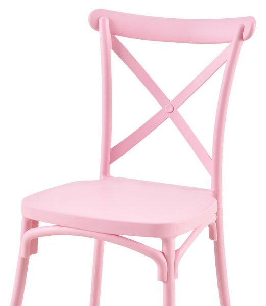 Zahradní židle Saviva (růžová)