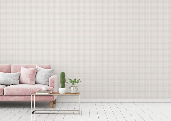 A.S. Création | Vliesová tapeta na zeď Maison Charme 39072-1 | 0,53 x 10,05 m | zelená, krémová, růžová