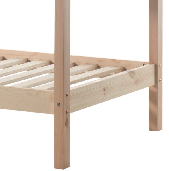 DĚTSKÁ POSTEL SE STŘÍŠKOU, 90/200 cm barvy borovice MID.YOU - Dětské postele, Online Only