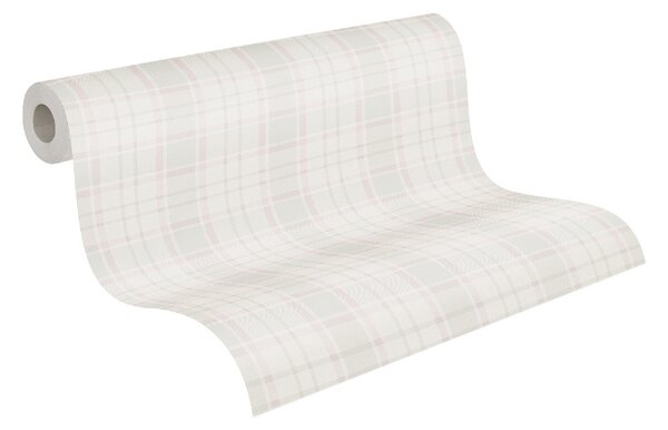 A.S. Création | Vliesová tapeta na zeď Maison Charme 39072-1 | 0,53 x 10,05 m | zelená, krémová, růžová