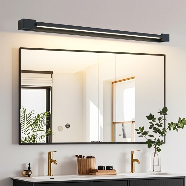 Brilagi-LED Koupelnové osvětlení zrcadla AQUA LINE LED/24W/230V 90 cm IP44 černá