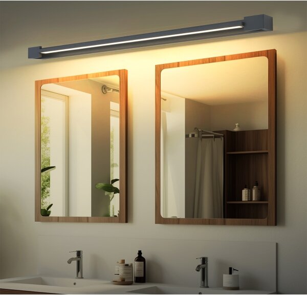 Brilagi-LED Koupelnové osvětlení zrcadla AQUA LINE LED/36W/230V 120 cm IP44 antr