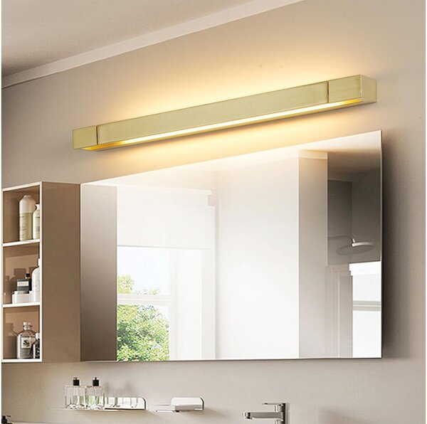 Brilagi-LED Koupelnové osvětlení zrcadla AQUA LINE LED/18W/230V 60 cm IP44 zlatá