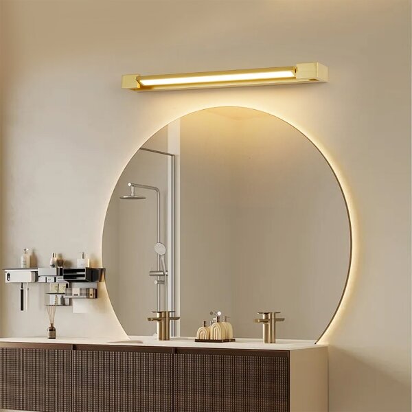 Brilagi-LED Koupelnové osvětlení zrcadla AQUA LINE LED/18W/230V 60 cm IP44 zlatá