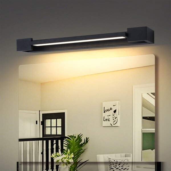 Brilagi-LED Koupelnové osvětlení zrcadla AQUA LINE LED/12W/230V 45 cm IP44 černá