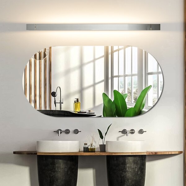 Brilagi-LED Koupelnové osv. zrcadla AQUA LINE LED/24W/230V 90 cm IP44 lesk chrom