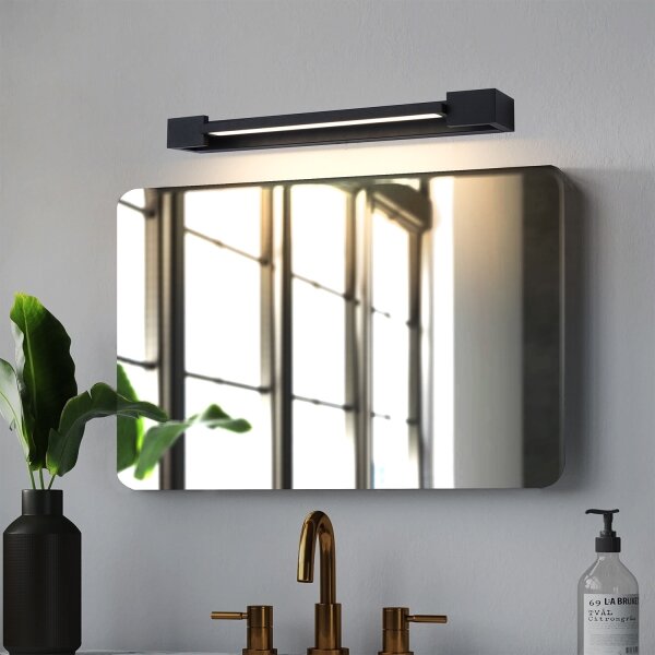 Brilagi-LED Koupelnové osvětlení zrcadla AQUA LINE LED/12W/230V 45 cm IP44 černá