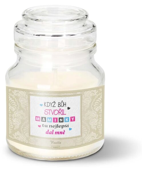 Sablio Svíčka Když Bůh stvořil maminky - 120 g