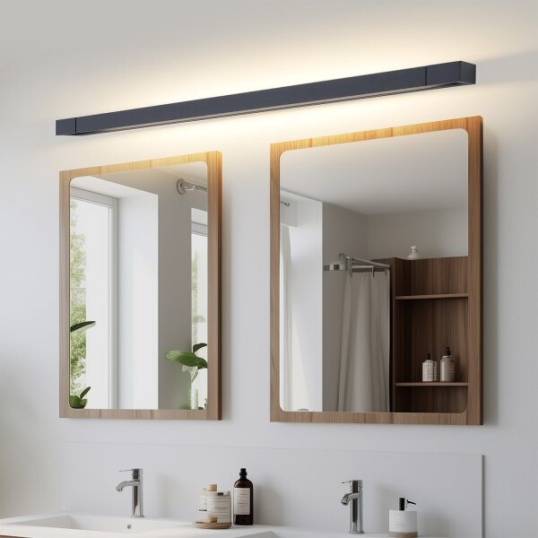 Brilagi-LED Koupelnové osvětlení zrcadla AQUA LINE LED/36W/230V 120 cm IP44 čern