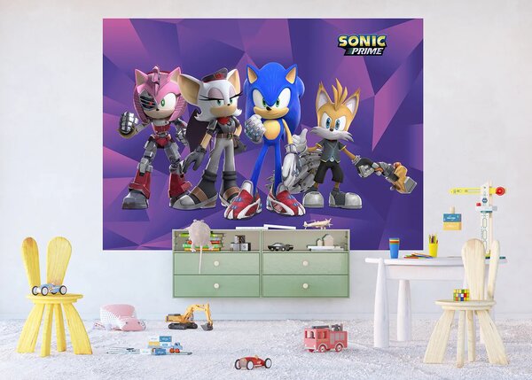 Dětská vliesová fototapeta na zed' Sonic | 252 x 182 cm | DFTDXL1969