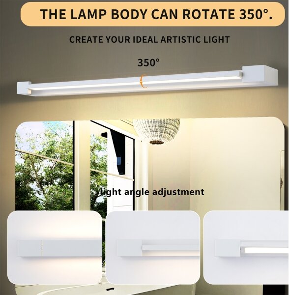 Brilagi- LED Koupelnové osvětlení zrcadla AQUA LINE LED/24W/230V 90 cm IP44 bílá