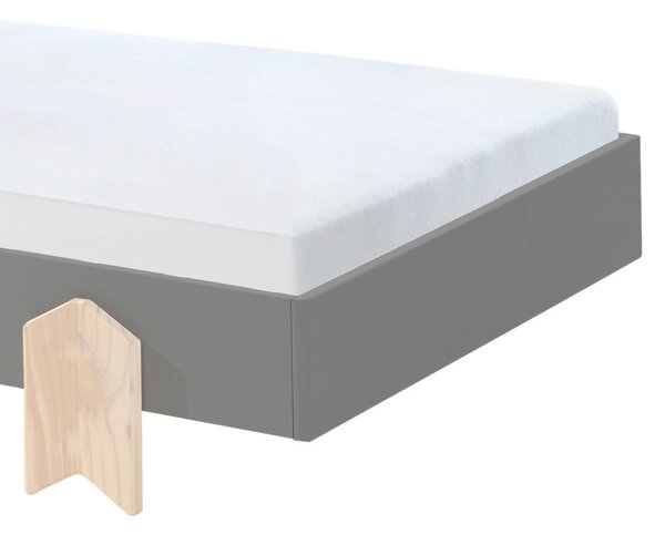 POSTEL PRO DĚTI A MLÁDEŽ, 90/200 cm šedá MID.YOU - Dětské postele, Online Only
