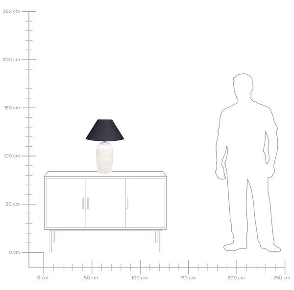 Stolní lampa TELIRE Keramika Béžová