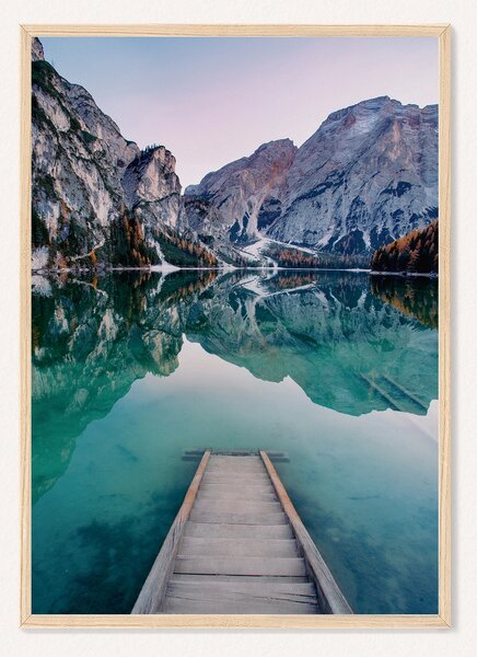 Oboustranný plakát Klidné Jezero / Horské Molo | 30 x 42 cm | DP351305