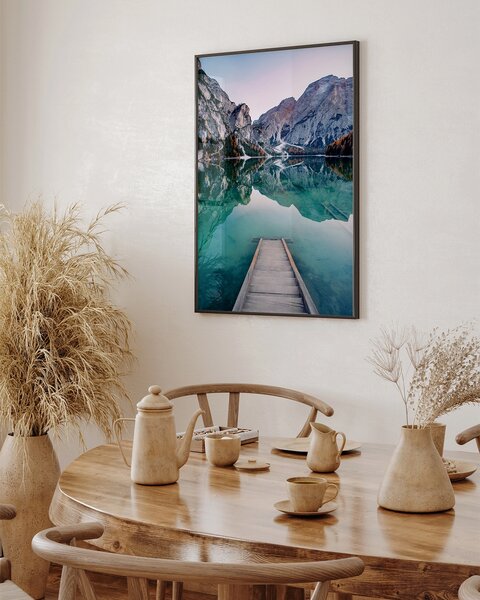 Oboustranný plakát Klidné Jezero / Horské Molo | 30 x 42 cm | DP351305