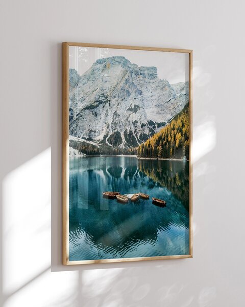 Oboustranný plakát Klidné Jezero / Horské Molo | 30 x 42 cm | DP351305