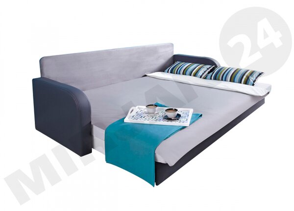 Rozkládací pohovka Dido, Potah: ekokůže Soft 20 + Alcala 22 + Amber 070 5902928067538