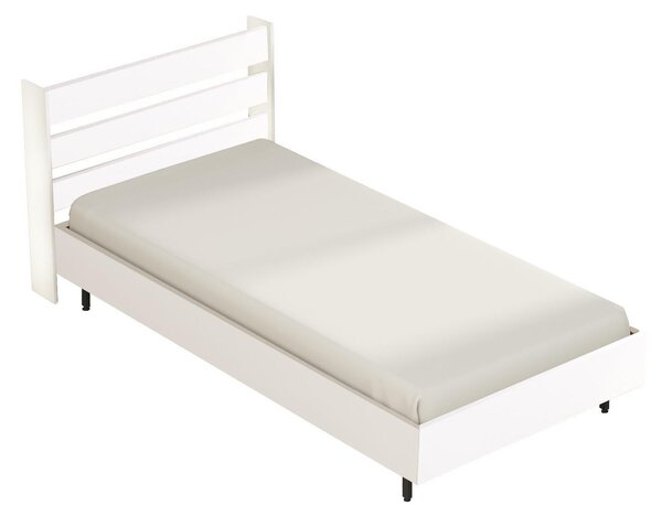 Jednolůžková postel 100 cm Nimelo 6 (bílá) (s roštem)
