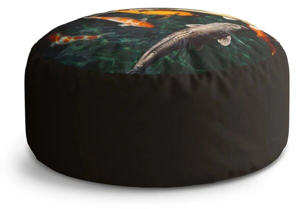Sablio Taburet Circle Ryby: 38x48 cm