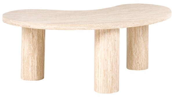 Konferenční stolek NOMA 52 cm 89 cm Travertinový efekt