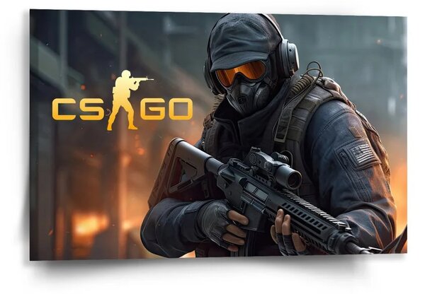 Sablio Obraz CS:GO Voják 2 - 60x40 cm