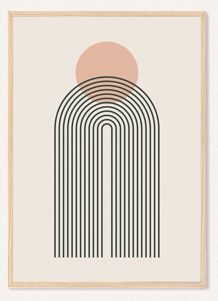 Oboustranný plakát Abstraktní Kompozice | 30 x 42 cm | DP351431