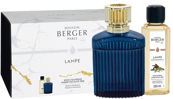 Maison Berger Paris - Katalytická lampa Alpha modrá + Pod olivovým stromem 250ml