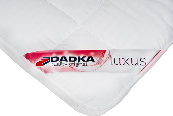 Dadka Celoroční prošívaná přikrývka Dadka LUXUS z dutého vlákna, bílá, 135x200cm, 1900g
