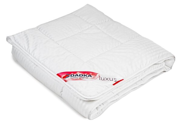 Dadka Letní prošívaná přikrývka Dadka LUXUS z dutého vlákna, bílá, 135x200cm, 1300g
