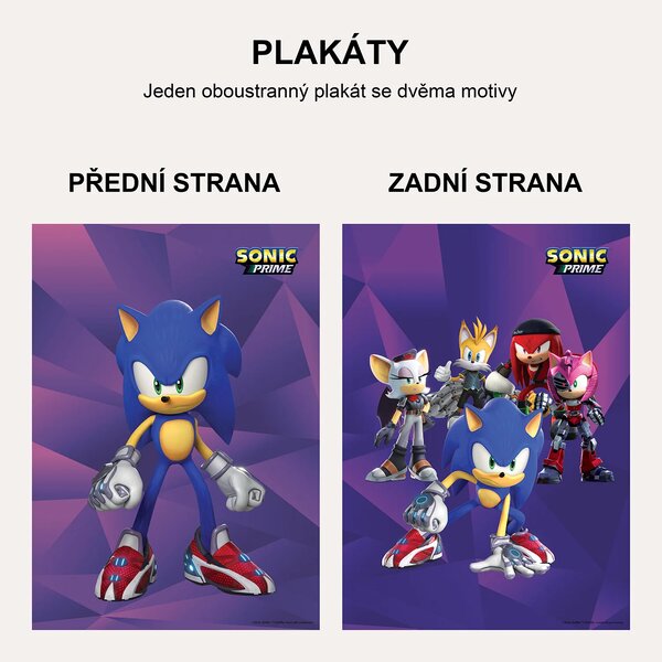 Oboustranný plakát Sonic | 30 x 42 cm | DP351501