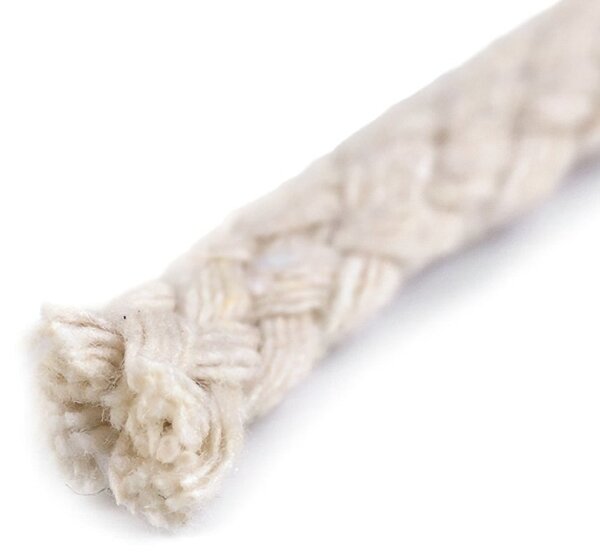 Hana Švédová Bavlněná pletená šňůra / provaz MACRAME, režná, návin 100m, průměr 4mm