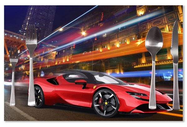 Sablio Prostírání Ferrari na ulici: 40x30cm